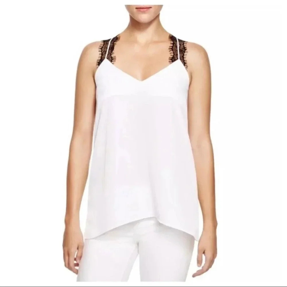 Lace strap tank